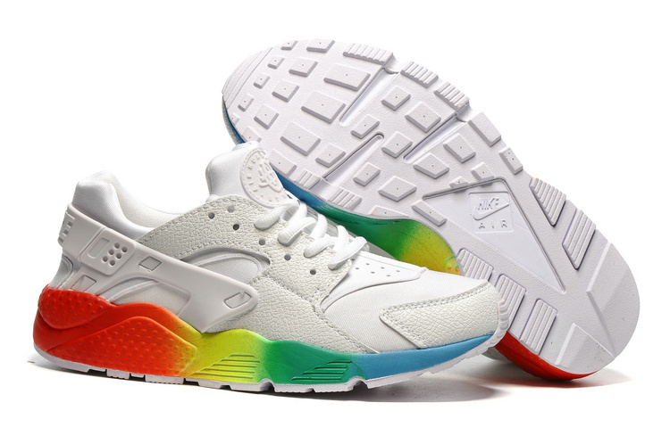huarache blanche noir