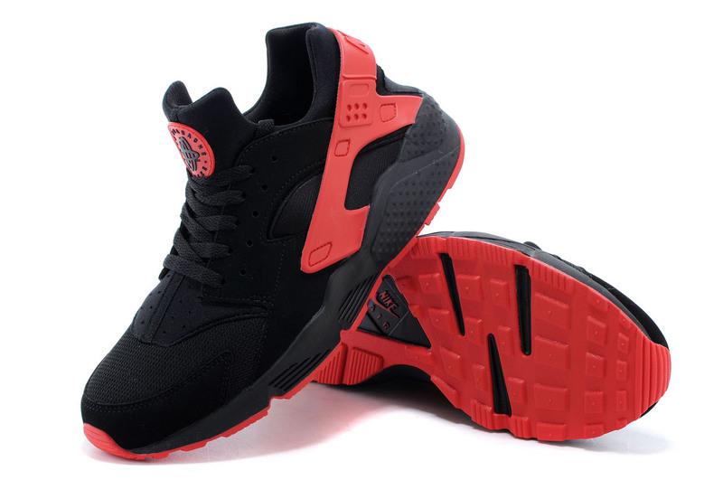 huarache noir et rouge