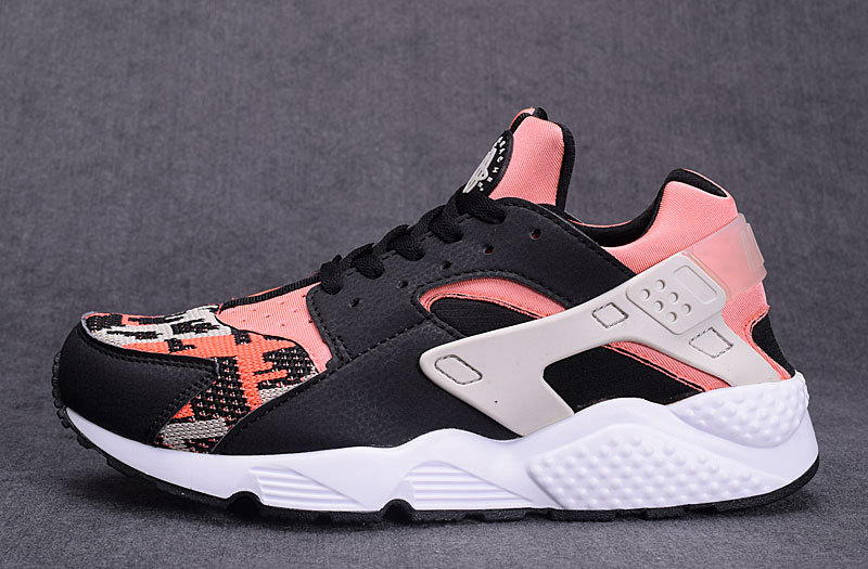 huarache femme blanche rose orange