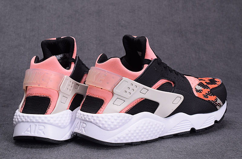 huarache femme blanche rose orange