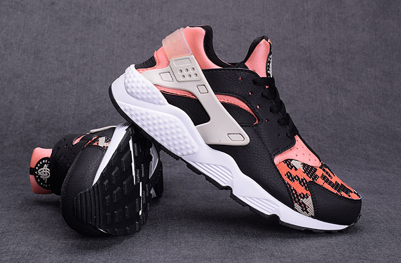 huarache femme blanche rose orange