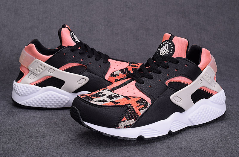 huarache femme blanche et orange