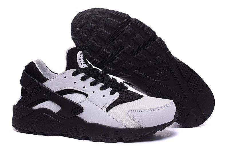 nike huarache blanche et noir