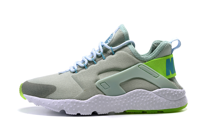 nike huarache blanc et bleu