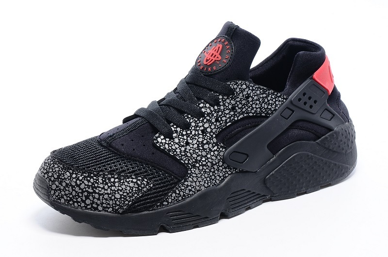 huarache homme noir et blanche