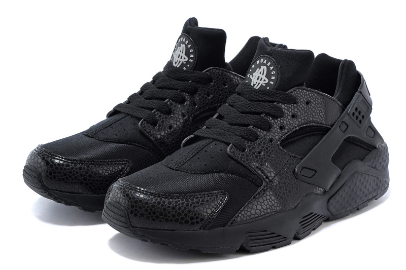 huarache homme noir et orange