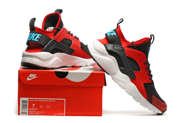 nike huarache homme noir et rouge