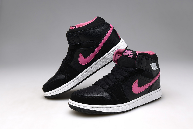 air jordan 1 noir et rose