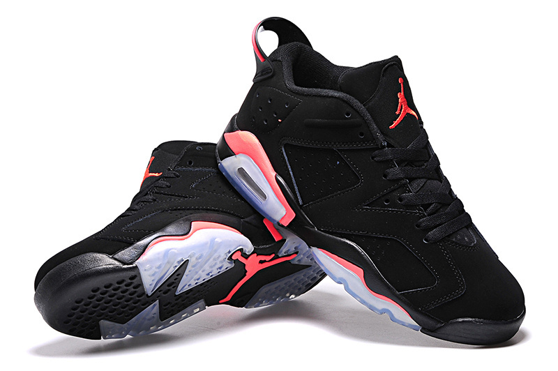 jordan 6 retro femme noir et rouge