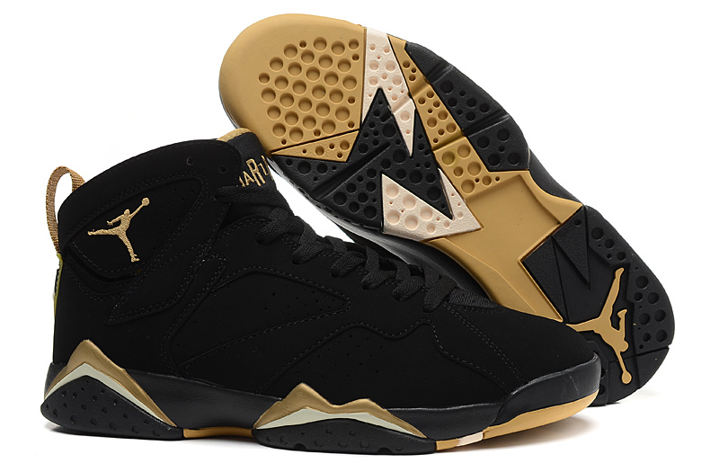 air jordan 7 noir et or